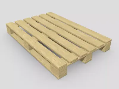 CC0 - Wood Palette Free low-poly 3D model