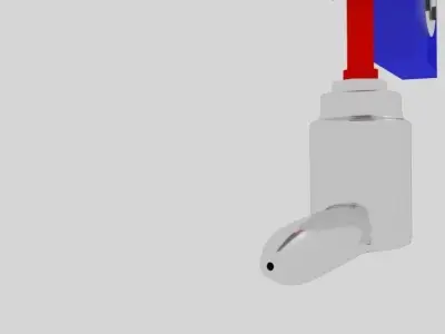  Pitot Tube Simple System Low-poly 3D model