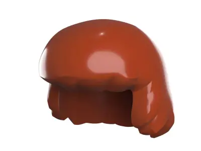 Custom3Dprint Minifigure Accessory - Minifigure Hair S2 - 110 3D print model