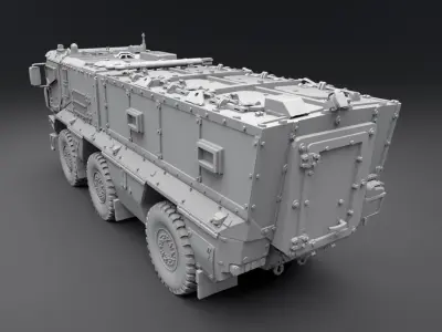 Kamaz Typhoon Scale model 3D print model