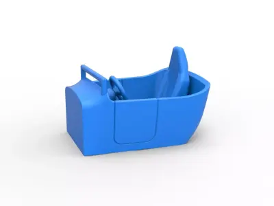 Cockpit Scale 1 to 25 3D print model