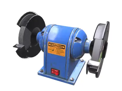 Bench Grinder L1 Low Poly Low-poly 3D model