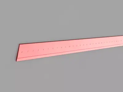 Linear gauge Free low-poly 3D model