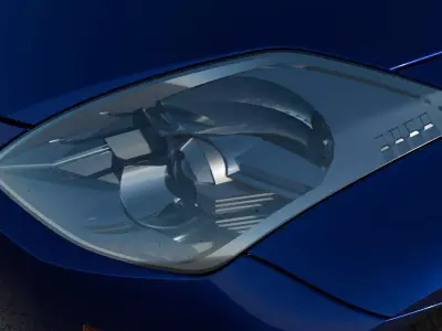 Nissan 350Z Exterior High Precision Mesh NURBS-Based 3D model