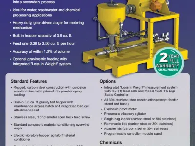 Scaletron Volumetric Screw Feeder with Wetting Cone 3D model