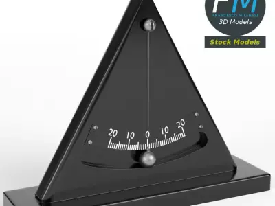 Simple inclinometer 3D model