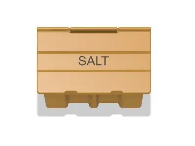 Model Railway Salt Grit Bin for Roadside or Car Park 3D print model