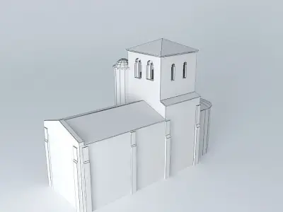 Chapel Our Lady of the Valley Free 3D model