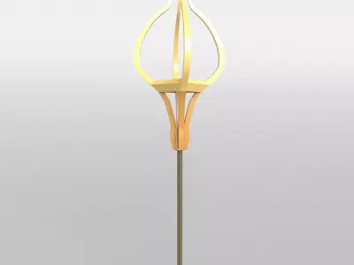 Lowpoly Sword 015 Low-poly 3D model