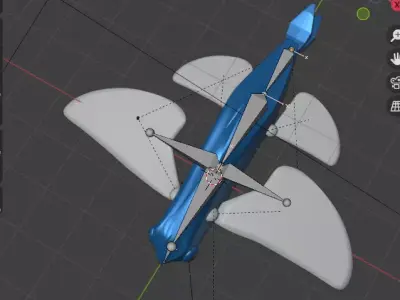 Fly Fish Free 3D model