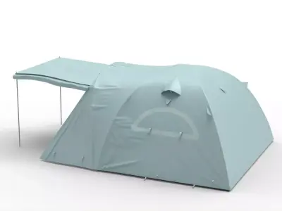 Outdoor Camping Tent 3D model purchase