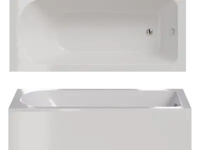 Acrylic bathtub C-Bath Geba 3D model
