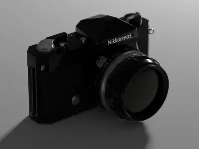Nikkormat Ftn Camera 3D model