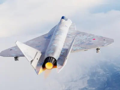 Sukhoi Su-75 3D model