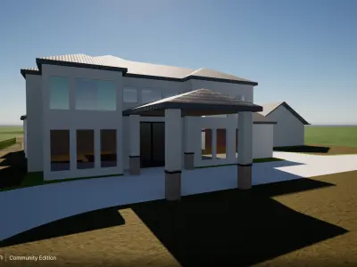 3D Model for a house  Free 3D model