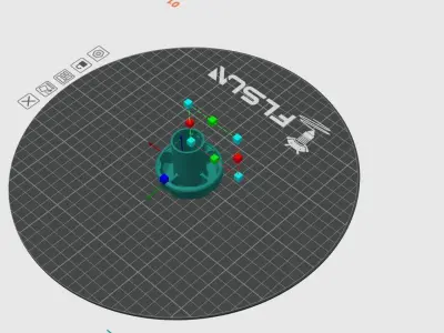 Vehicle button 3D print model