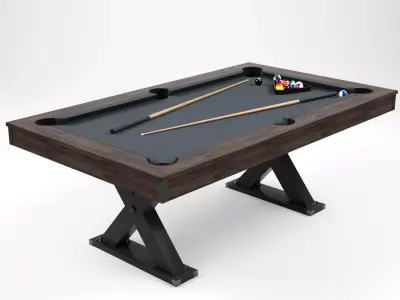 pool table 3D model purchase