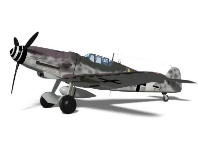 Messerschmitt Bf 109 G6 3D model