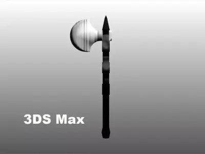dotted ax 3D model