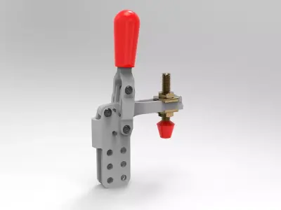 Vertical Hold Down Handle Toggle Clamp 3D model