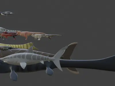 Dinosaur Pack 3D model