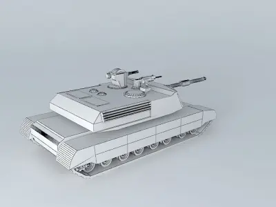 Abrams m1a2 Free 3D model