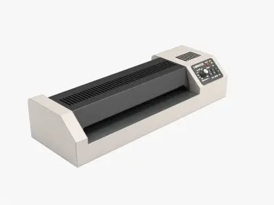 Laminating Machine Low-poly 3D model