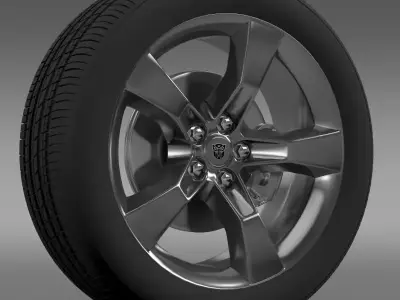 Chevrolet Camaro 2010 transformer wheel 3D model