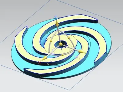 IMPELLER spinning wheel 3D model
