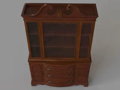 Antique Hutch 3D model