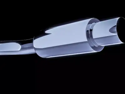 HKS Hi-Power --- END PART ONLY Free 3D model