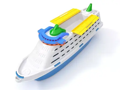 Toy Cruise Ship 3D model 3D model