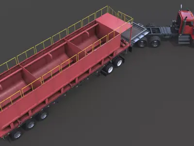 Heavy Haul Pack Low-poly 3D model