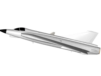 Saab 35 Draken 3D model purchase