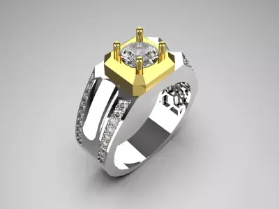 man ring  mr0038 3D print model