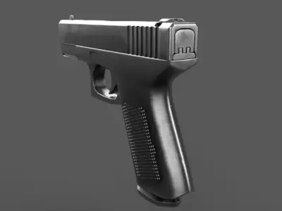 GLock 19 Gen5 3D model Low-poly 3D model