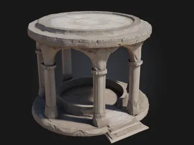 Temple of Serenity  A Sacred Refuge of Peace and Balance 3D model