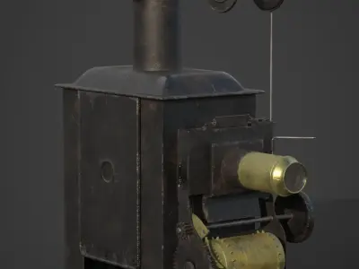 Old Projector 3D model