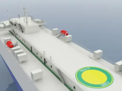 MV Modern Express 3D model