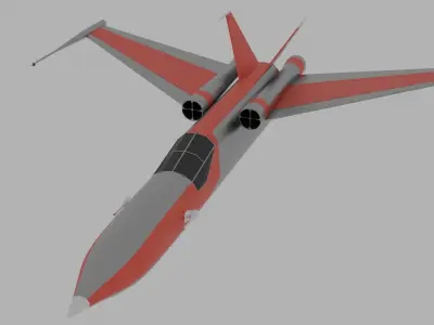 Spacecraft star wars fighter jet Free 3D model