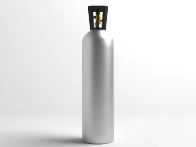 Gas Tank Cylinder 20 Pound 3D model