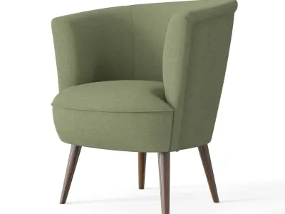Nora Chair Low-poly 3D model
