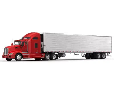  Kenworth T 660 Semi Trailer 3D model