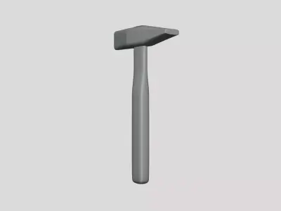 Chipping Hammer - Geometry Only No Textures No Materials 3D model
