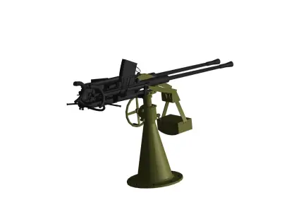 machine gun 3D model 3