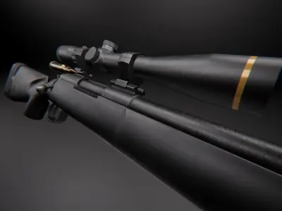 AAA M24 Game Ready PBR Low-poly 3D model