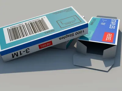 Staples Packaging 3D model