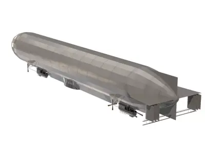 Zeppelin LZ 14 3D model