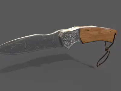 Knife Free 3D model buy