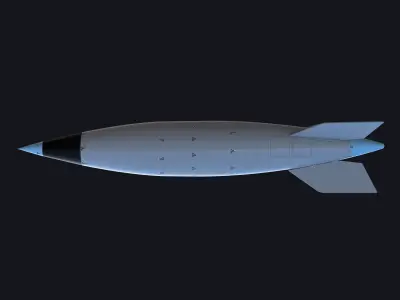 AN-52 Thermonuclear Bomb 3D model